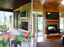 indoor outdoor fireplaces
