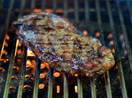 memphis strip steak smoked seared