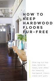 how to have fur free floors with pets