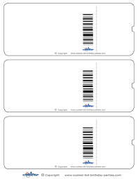 Blank Printable Airplane Boarding Pass Invitations Coolest