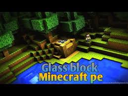 how to diy glass in minecraft pe