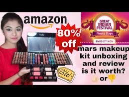 mars makeup kit unboxing and review