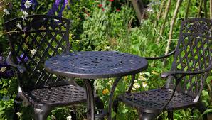 how to keep your metal garden furniture