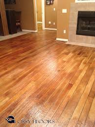 concrete wood floors glossy floors
