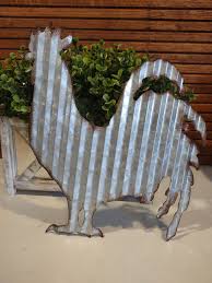 Rooster Corrugated Metal Wall Decor