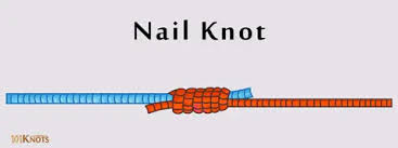 how to tie a nail knot tips steps