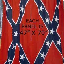rebel flag 47 70 inch curtains one