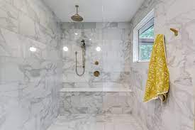 modern bathroom porcelain tile walls