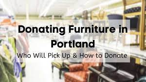 portland furniture donation pick up