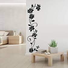 flower vine wall stickers living room