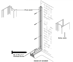 how to install a pivot shower door 10