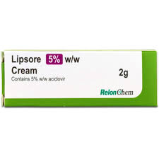 lipsore cold sore cream aciclovir