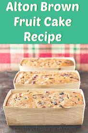 A group that is dedicated to chiffon cakes aspiring bakers and lovers! Alton Brown Fruit Cake Fruitcake Recipes Fruit Cake Recipes