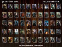 Find every gwent card in the witcher 3 without having to consult long tables and shuffle through your deck to check what you've already got. Epic And Legendary Cards Tierlist For Picking From Kegs And Crafting Gwent