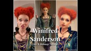 winifred sanderson hair makeup