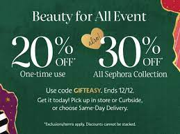 sephora beauty for all event get 20