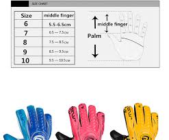 Germany Thicken Latex Pvc Professional Kids Men Goalkeeper Gloves Football 5 Finger Save Guard Keeper Goalie Soccer Gloves