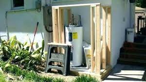 The Outdoor Water Heater Enclosure A