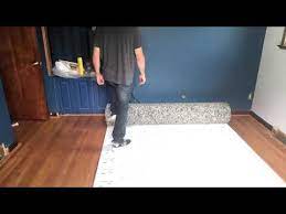 install carpet padding on wood floor