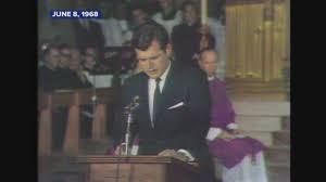 Explore quotes about ted kennedy by authors including john mccain, camille paglia, and howie carr at brainyquote. June 8 1968 Ted Kennedy Gives Eulogy At Brother Robert F Kennedy S Funeral Video Abc News