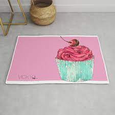 creative cupcake rug by vicky ink