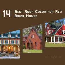 14 best roof color for red brick house
