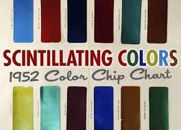 1952 Scintillating Custom Colors