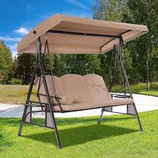 Outdoor Adjustable Canopy Patio Swing