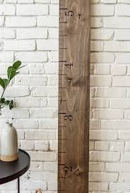 Wooden Growth Chart Ruler Measuring