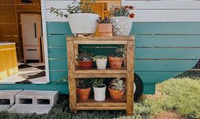 Diy Stained Outdoor Planter Wagner