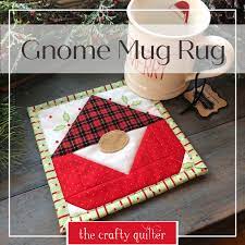 the cutest gnome mug rug ever the