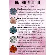 love and affection crystal set