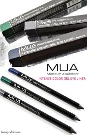 mua intense color gel eyeliners review