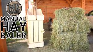 manual hay baler you
