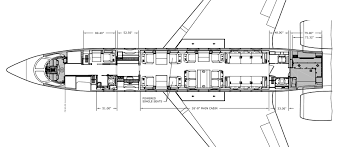 Gulfstream G650 Floor Plans