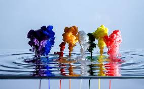 Water Paint Art Colour Explosion