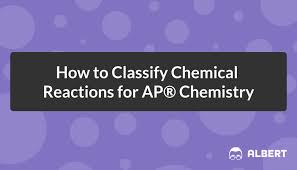 How To Classify Chemical Reactions For