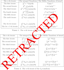 Table des intégrales de base. Pdf Generalized Product Theorem For The Mellin Transform And Its Applications Semantic Scholar