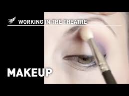 working in the theatre makeup you