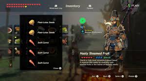 breath of the wild every recipe you