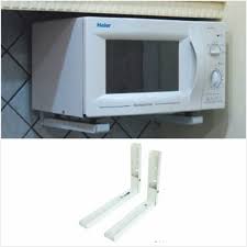 Microwave Oven Support White Wall