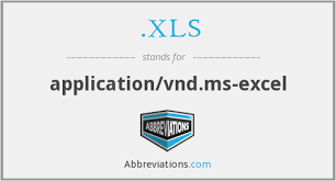 Xls Application Vnd Ms Excel