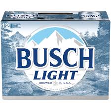 busch light beer 12 pack cans 144 fl oz