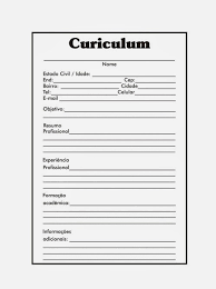 Curriculum Vitae Simples E Pronto Para Imprimir