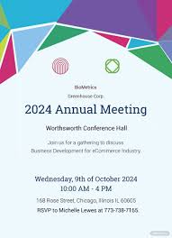annual meeting invitation template in