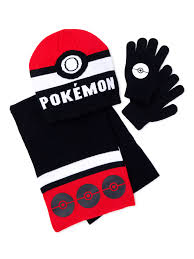 Pokemon Boys' Hat, Gloves and Scarf Set, 3 Pieces - Walmart.com