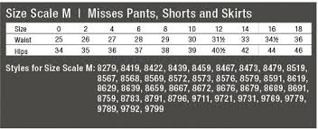 Edwards Garment Size Charts