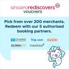Dec 12, 2020 · to support local tourism businesses, all singapore citizens 18 years and above will receive s$100 worth of singaporediscovers vouchers. Singapore Tourism Board Have You Heard S 100 Singaporediscovers Vouchers Will Be Given To Singaporeans Aged 18 And Above As Of 2020 You Can Use Your Vouchers On Participating Tourist Attractions Hotels