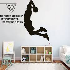 Basketball Quotes Wall Decal Basket