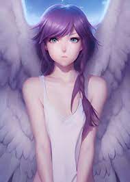 Anime angel girl